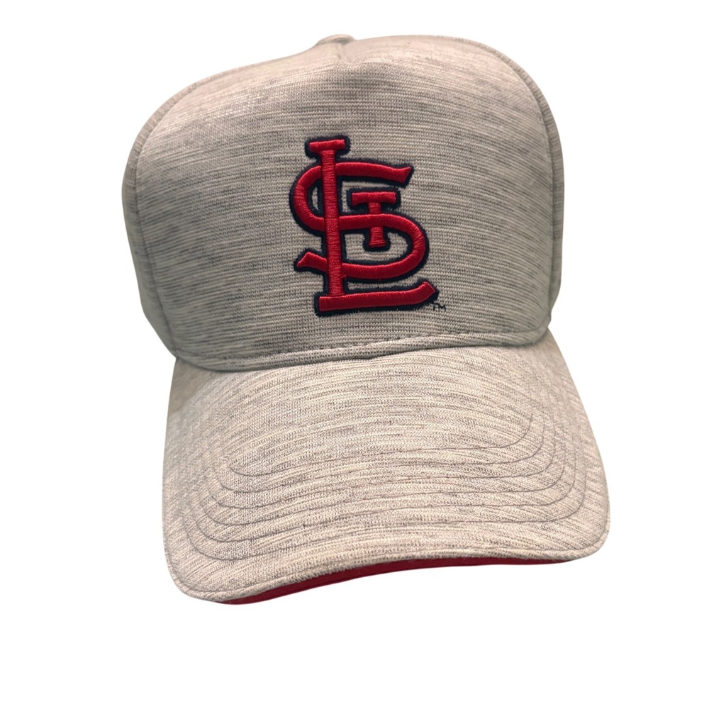 St Louis Cardinals Jason Isringhausen Hall of Fame Snapback Hat Grey Red Mens 44